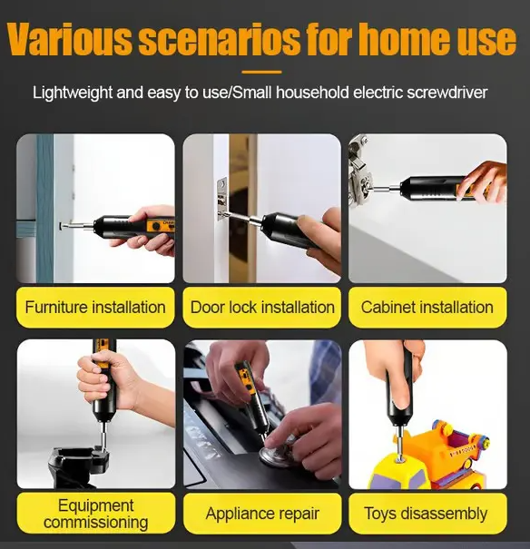 Portable Home Use Electric Screwdriver Set